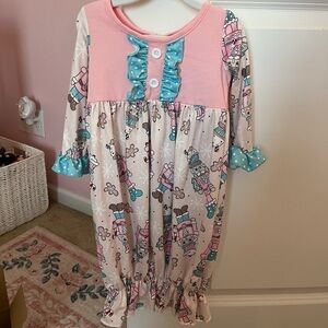 Nutcracker Christmas Baby Nightgown